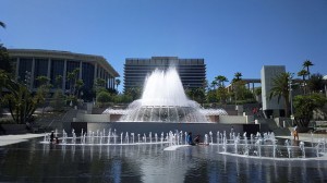 Grand Park in Downtown Los Angeles on opening day (Sourcehttp://www.flickr.com/photos/drtran/7663669882/in/photostream Author :Al Pavangkana courtesy of commons.wikimedia.org)