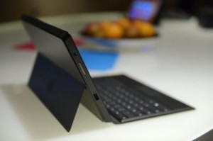 Surface Windows 8 Pro The next-generation Surface is expected to feature an improved kickstand and a second battery built into its removable keyboard. ©Microsoft