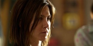 Jennifer Aniston in 'Cake' In her new film "Cake," Aniston, 45, is cast in a role that sees her sporting greasy hair and no makeup. ©Courtesy of TIFF
