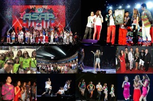 World-class Filipino and Fil-Am talents collaborate to deliver epic show before 12,000 fans at historic LA Memorial Sports Arena. Photo collage by Andy Z. Edralin, Andy Tecson, Bobby Crisostomo, Lauro Tecson Jr, Mar Arcena, Marc Pijuan, Ricky Resurreccion, and Sthanlee Mirador.