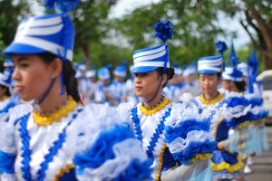Munato Festival opens with parade, Alabel, Sarangani (November 30, 2014) – The Alabel National Science High School band leads the Munato festival opening parade on November 27. (Martin Fernando E. Bernad Jr./Sarangani Tourism And Investment Promotion Center)