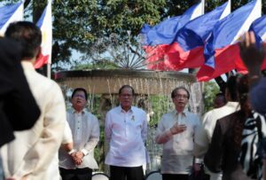 President Benigno S. Aquino III attends the Malacañang Prayer Gathering at the Malacañan Palace Grounds on Monday (March 09, 2015). (MNS photo)