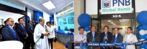 Left photo above shows (from left) XYZ Express Cargo COO Andy Uy, PNBRCI President and CEO Ricky Villacisneros, Consul General Leo Herrera-Lim, PNB First Senior Vice President & Global Filipino Business Head Benjamin Oliva and Mango Tours Inc. Business Development Head Juan Francisco III. (Right photo courtesy of Joe Cobilla.)
