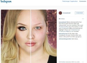 YouTube beauty hit Nikkie Tutorials caused an online sensation with her video "The Power of MAKEUP!" ©2015 INSTAGRAM