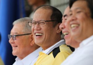 President Benigno S. Aquino III graces the inauguration of the Senator Neptali Gonzales Academic Hall at the Rizal Technological University on Thursday (August 27). Also in photo are House Speaker Sonny Belmonte, DPWH Secretary Rogelio Singson and PCCO Secretary 'Sonny' Coloma. (MNS photo)