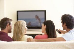 A study found that people who reported watching more than three hours of television per day as young adults were twice as likely to suffer from poor cognition down the road, compared to those who were more active and reported less screen time. ©Monkey Business Images/Shutterstock