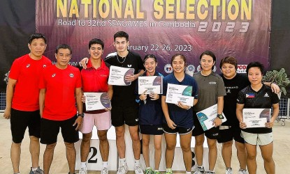 PH table tennis team eyes 3 medals in SEA Games