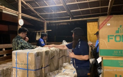 Bureau of Customs (BOC) intercepts over P7-M smuggled cigarettes