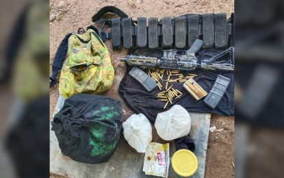 Firearm, war materiel seized in Masbate clash with NPA