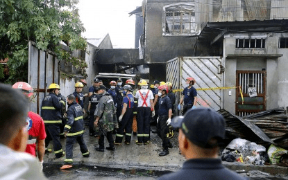 16 dead as fire hits house turned printing hub in QC