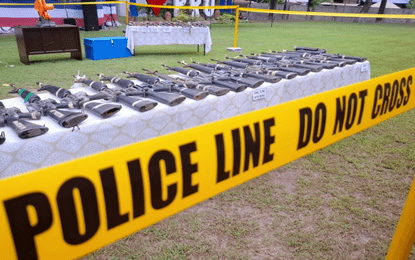 FIREARMS DESTROYED