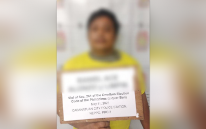 33 nabbed for violating liquor ban in C. Luzon