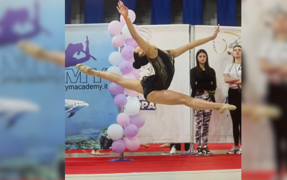 Filipina gymnast wins silver in Italy tournament