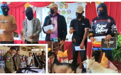 5 BIFF members yield with firearms in Maguindanao Sur
