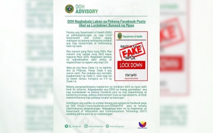 No lockdown in place over mpox – DOH