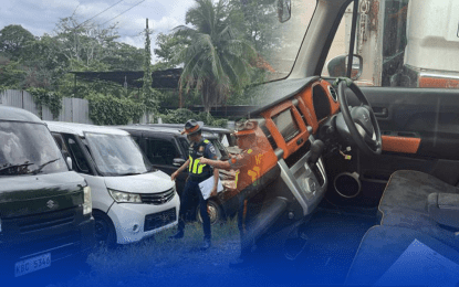 3 shops importing, rebuilding right-hand vehicles raided in Davao City
