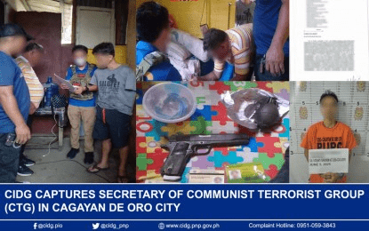 Ranking CPP-NPA leader arrested in Cagayan de Oro