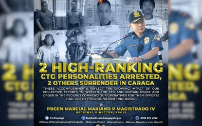 Caraga cops nab 2 ranking NPA rebels, 2 others yield