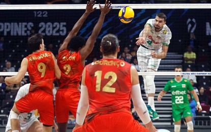 Bulgaria downs Portugal to reach FIVB Men’s Worlds quarterfinals