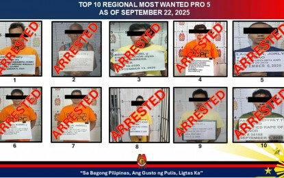 Top 10 most wanted persons in Bicol Region arrested