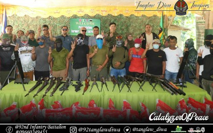 18 local terrorists yield to Army in Maguindanao Sur