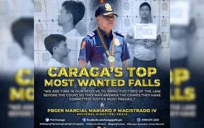 Caraga’s most wanted person falls