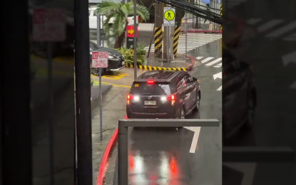 LTO suspends driver over flashing reverse lights