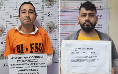 Overstaying Italian, Indian nationals nabbed in Iloilo, Laguna
