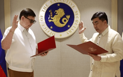 Melvin Matibag takes oath as NBI chief