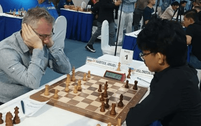 Teen Filipino IM Arca settles for draw vs. Bulgarian GM