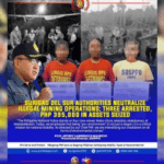 3 suspects fall in separate anti-illegal mining ops in Surigao Sur