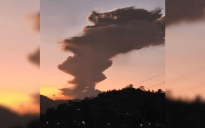 Ashfall from Mt. Kanlaon reaches 2 Canlaon City villages