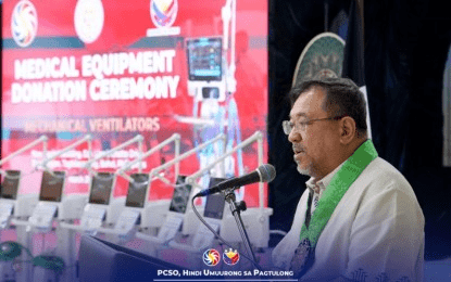 PCSO delivers 12 ventilators to 5 Bohol hospitals