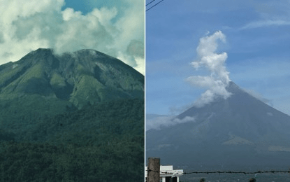 Mayon sustains magmatic unrest; minor activity recorded in Bulusan