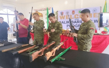 Civilians surrender 17 loose firearms in Maguindanao Sur