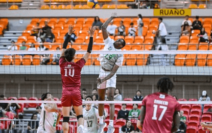 Green Spikers down Fighting Maroons, boost UAAP volleyball semis bid