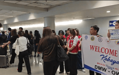 Nearly 300 Filipinos affected by Middle East conflict arrive in Manila
