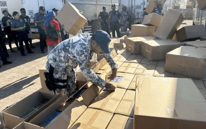 PCG confiscates over P15-M illicit cigarettes in Masbate