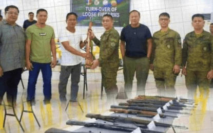 Civilians, local officials surrender 12 guns in Maguindanao Sur