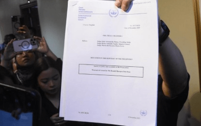 ICC confirms warrant of arrest vs. Senator Dela Rosa