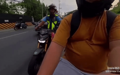 LTO raps HPG officer caught on video shoving rider off motorbike